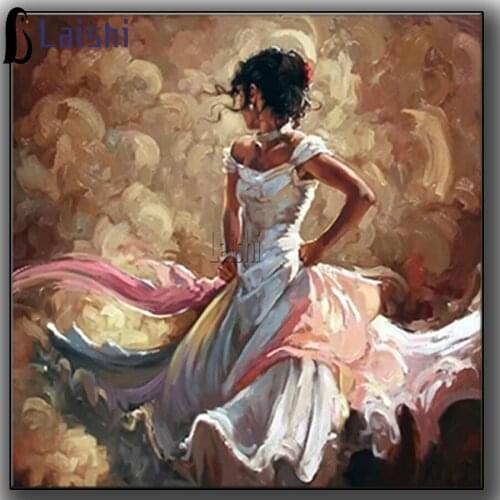 Diamond Painting 5d abstract Woman Colorful Full Drill Round Embroidery Sale Pictures With Rhinestones Hobby Handmade Room Decor