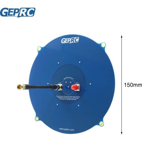 GEPRC Triple Feed Array 5.8G 14DBI Circular Polarized FPV Antenna Compatible RHCP LHCP for RC Drone FPV Long Range VTX Goggle