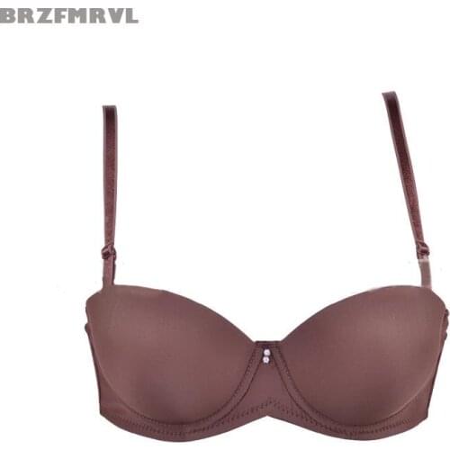Hot Push Up Padded Bra Women brassiere Thick Cup Pushup Bra Deep V padded Adjustable sexy Bra underwire support chest women bra