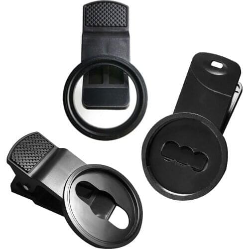 XT-XINTE 37mm Mobile Phone Camera Lens Clip Professional Lens Clip Wide Angle Macro Phone Lens Universal Clip