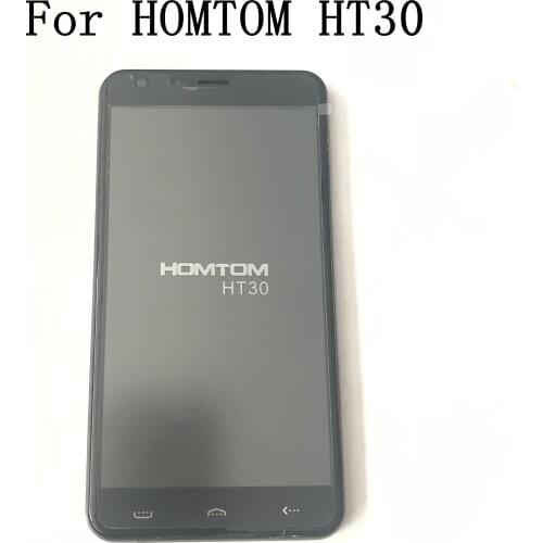 HOMTOM HT30 Used LCD Display Screen + Touch Screen + Frame For HOMTOM HT30 MTK6580 Quad Core 5.5" 1280x720 Smartphone