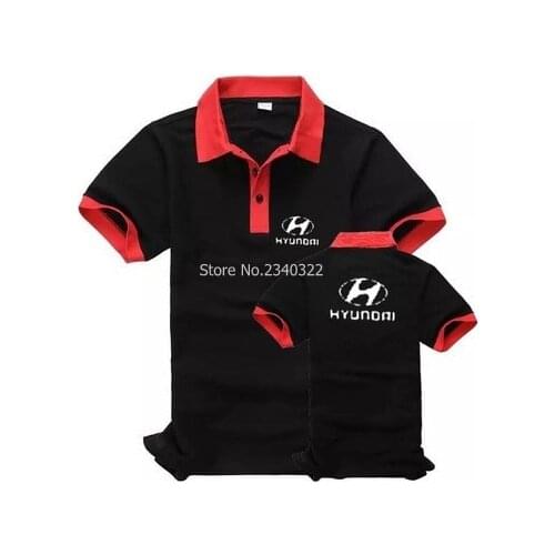 Custom short-sleeved overalls Hyundai DIY 4S shop tooling POLO shirt for men and women shirts