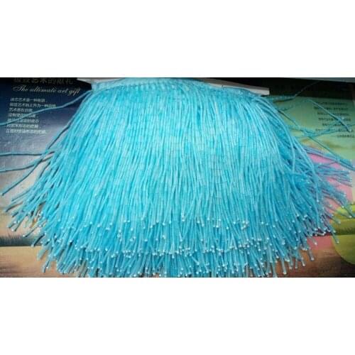 15cm tube bead tassel, 5yards per length, tube-shaped beaded tassel, HX190314B