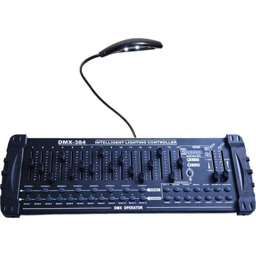 International Standard DMX 384 Controller for Stage Lighting DMX512 Console 3-pin XLR connector DJ lights Controller equipment