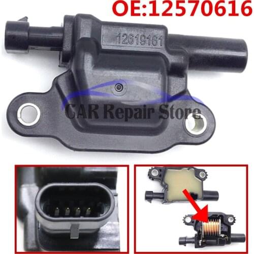 New 12570616 12611424 Ignition Coil For Chevrolet Silverado Tahoe For Cadillac Hummer GMC V8 U C1511 F-413