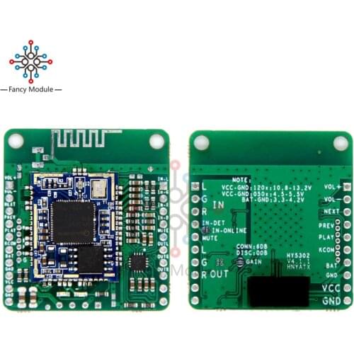 Bluetooth 5.0 Receiving Board QCC3031 APTXHD Audio AUX lossless Music Hifi TPA6132A2 Car Audio Amplifier Board Receiver Module