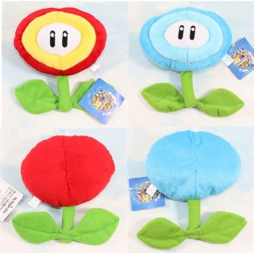 26cm Super-Mario Plush Doll Mario-Mushroom Donkey-Kong Toy Mario-Bros Decoration Ice Flowers Birthday Party Gift For Men Women