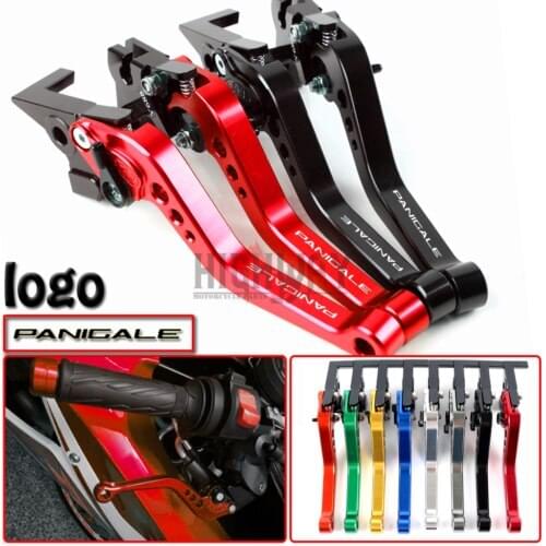 Motorcycle Brake Handle Bar Lever CNC Aluminum Short Adjustable Brake Clutch levers For DUCATI 1299 Panigale / S / R 2015-2017