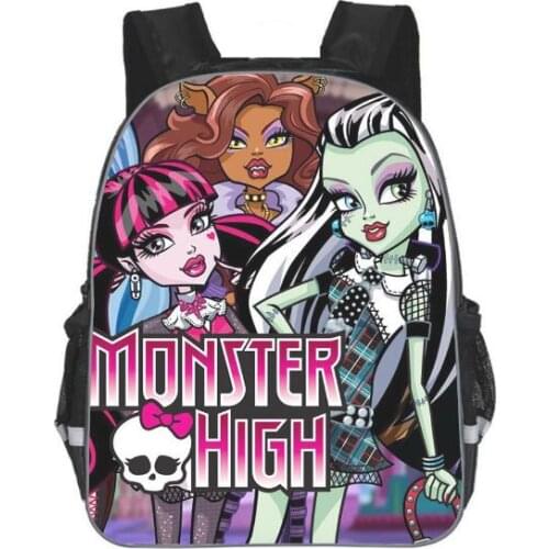 Monster High Backpack Women Men Travel Bags Anime Children School Bags Backpack Boys Girls Book Bag kids Gift Backpacks