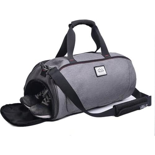 Waterproof Sports Gym Bag Women Men Bag Fitness Yoga Mat Tas For Training Men Gymtas Sac De Sport traveling handbags XA584YL