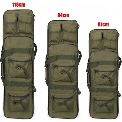 Military Airsoft Rifle Gun Hunting Backpack Tactical Holster Nylon Square Carry Rifle Soft Bag Gun Protection Case 81/94/118cm