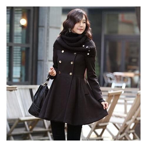 2018 Full Solid New Time-limited Abrigo Mujer Supplies Autumn And Winter Fashion Long Fund Pineapple Overcoat Woman Loose Coat