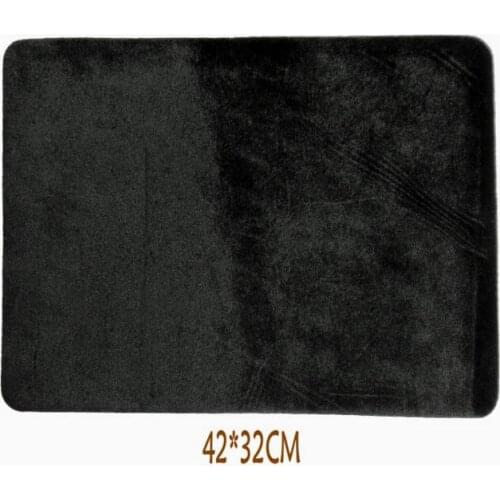 10pcs/lot Wholesale 42*32cm Black High Quality Professional Card deck Mat close up magic tricks Pad For Poker & Coin prop