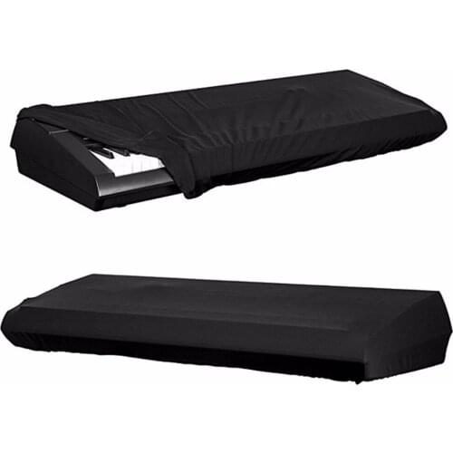 61/88 Key Black Piano Dustproof Cover Lamination Cloth Electronic Piano Dirtproof Sheet Protection Stretchable