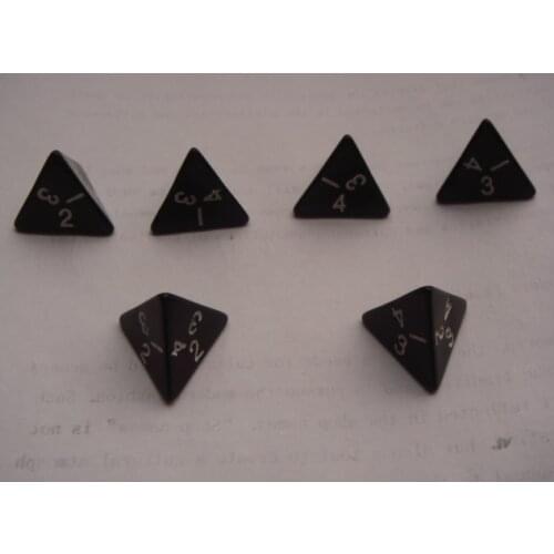 4 face body dice/ D4 dice / A triangular polyhedron acrylic dice