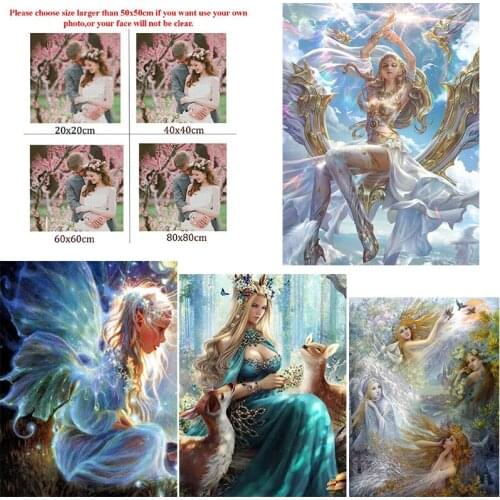 Diy Diamond Painting Custom Figure Painting Sun Goddess Square Diamond Round Diamond Full Diamond Cross Stitc Mosaic Home Decora