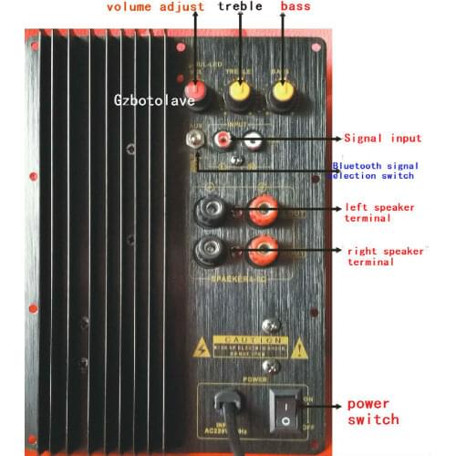 Bluetooth 2.1 channel TDA7265BTL heavy bass multimedia Heavy bass power amplifier board 25W*2+50W