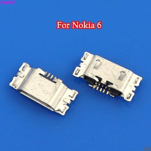 Cltgxdd 2PCS/Lot Micro Usb Charge Port Socket Jack Plug Dock For Nokia 6 TA-1000 TA-1003 Charging Connector