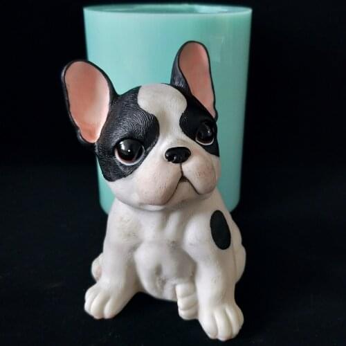 DW0148 PRZY Silicone Mold Soap Mould 3d Puppy Cute Dog Big Dog Handmade Soap Making Molds Candle Silicone Mold Resin Clay Mold