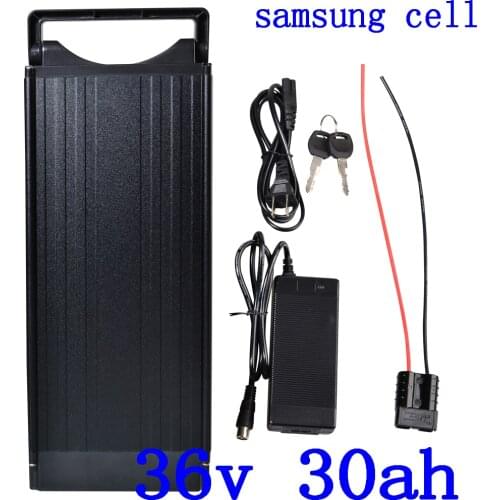 36V 30AH electric bike battery 36V 20AH 25AH 27AH 30AH Lithium battery use samsung cell 36V 250W 350W 500W 1000W ebike battery