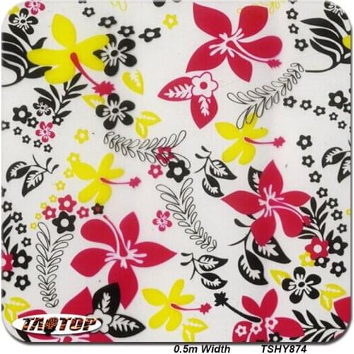 Hydrograph Film TSHY874 0.5M * 20M Flower Water Transfer Printing Film Hydro Printing Film