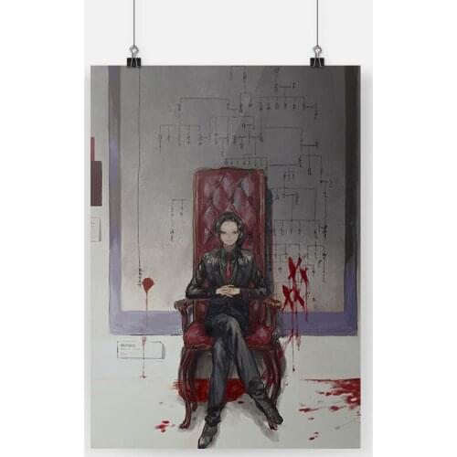 Kibutsuji Muzan Kimetsu no Yaiba anime Canvas poster Painting wall Art decor Living room Bedroom Study Home Decoration Prints