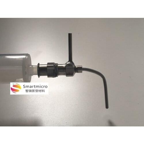 Coaxial Electrospinning Curved Needle Head Inner Needle 22G, Outer Needle 17G Fixed Concentric Flat Knitting Machine