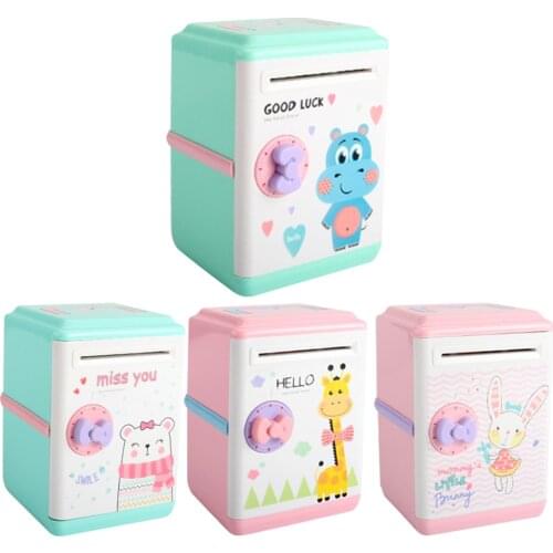 Creative Electronic Piggy Bank Kids Toys Password Cash Coins Saving Box ATM Bank Novelty Automatic Deposit Banknote Money Box