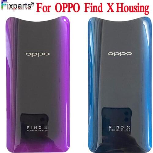6.42" New Cover For OPPO Find X Battery Cover Replacement Parts Find X Back Cover Door Housing Battery Door Cover