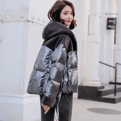 Fashion Women Warm Wool Hooded Long Coat Ladies Windproof Fur Hooded Thicken Pocket Coats Parka Padded Jackets Winter Female
