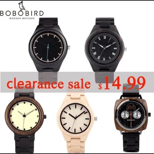 BOBO BIRD Mens Watches Wood Men Quartz Wristwatches For Men Wood Man Wrist Women Watch Wooden Timepiece Custom Anniversary Gift
