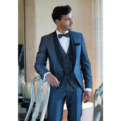 2021 Fashion Elegant Gentleman Single Breasted Men Suits Blazer With Pants Vest Pink Embroidery Men Suit Slim Fit 3 Piece