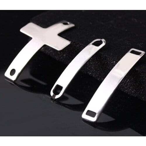 Cross stainless steel accessories set pendant hair accessories bracelet necklace accessories DIY accessories