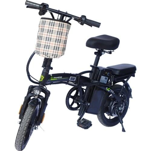 New Outdoor Folding Driving Lithium Battery Brushless Motor 20 Inch Two Wheels Adult Men and Women Mini Electric Bike
