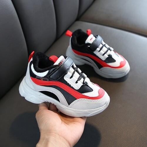 Girls Shoes Sports Shoes Autumn Winter New Style Childrens Warm Thick Sole Shoes Winter Cotton Shoes Boys' Casual Shoes 26-36