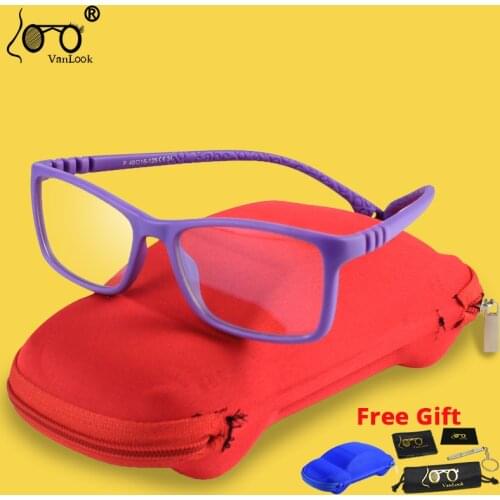 VANLOOK Glasses for Girls Boys Kids Teenage Anti Glare Blue Light Blocking Screen Childrens Computer Gaming Silica w/ Case