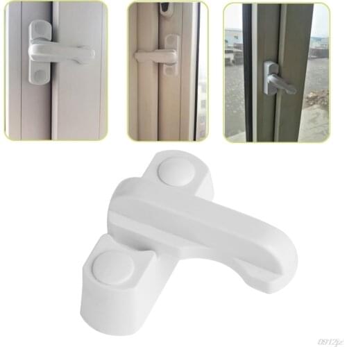 Plastic Child Safe Security Window Door Sash Lock Safety Lever Handle Sweep Latch qiang