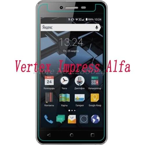 Tempered Glass Film FOR Vertex Impress Alfa Screen Protector Premium Scratch-proof Protective Front Glass Film