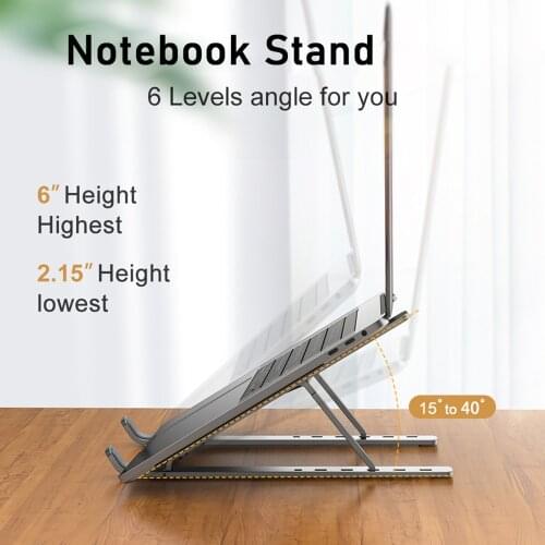 Portable Laptop Stand for MacBook Air Pro Foldable Notebook Stand for Laptop Computer Holder Cooling Bracket Riser