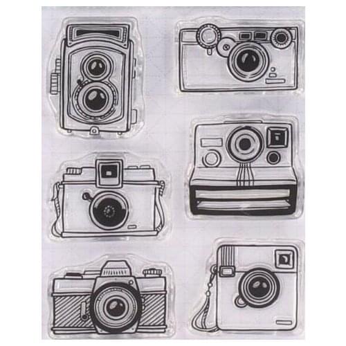 French/camera Transparent Clear Silicone Stamp/Seal for DIY scrapbooking/photo album Decorative clear stamp A0401