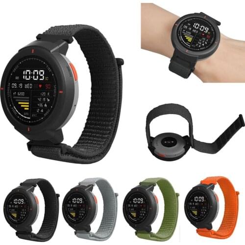 Replacement Nylon Watchband for Huami Amazfit Verge Watch Sport Loop Wrist Band Strap smart watches bands easy to install