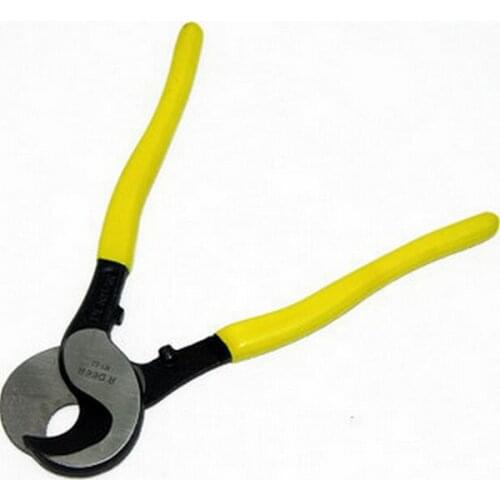 R'DEER CRV steel 10" 250mm big bent head cable cutter for high pressure PE/IV cable wire/telephone wire NO.RT-62 freeship