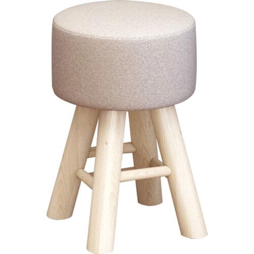 Stool home bedroom small modern simple lazy cute bedroom solid wood dressing table makeup chair girls