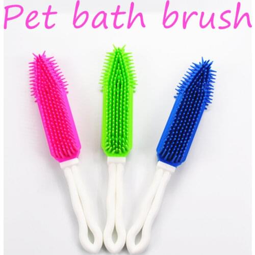 Pet grooming Supplies Dog grooming brush Comfortable Convenience labrador Golden Retriever Dog Bath Brush Pet hair remover brush