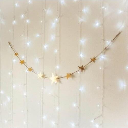 Star Hanging Decoration With Chain Unique Star Hanging Decoration With 25 Clips Photo Wall Decoration