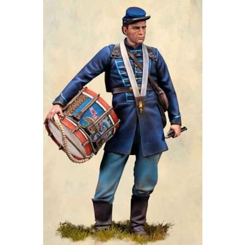 Unassambled 1/24 ancient stand officer in Autumn Resin figure miniature model kits Unpainted