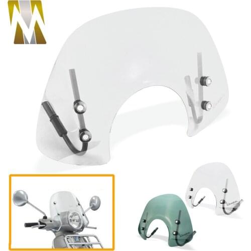 Motorcycle Windscreen Air Wind Deflector Windproof Dust Proof Protector for Piaggio Vespa GTS 125 250 300 Motorbike Accessories