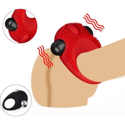 Vibrators Delay Ejaculation Cock Penis Ring Adult Products Sex Toys for Men Male Clitoris Stimulator Vibrator Silicone Cock Ring