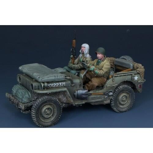 1/35 Resin Figure Model Kit Unassambled Unpainted 463(NO CAR)