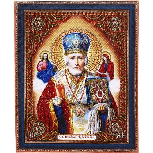 2020 diy Special Shaped crystal 5d Cross Stitch Diamond Embroidery the leader Diamond Painting 5D Decor for christmas gift